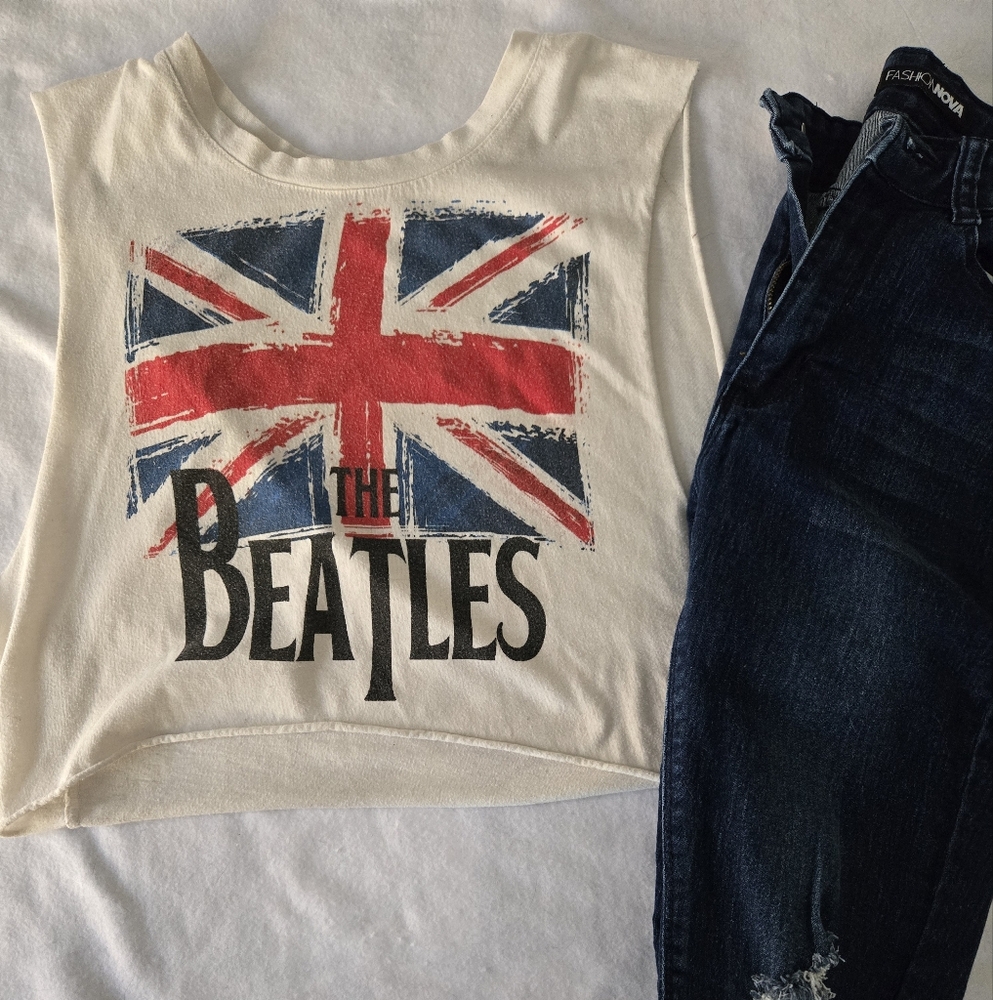 'The Beatles' Crop Top